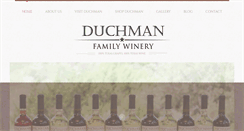 Desktop Screenshot of duchmanwinery.com